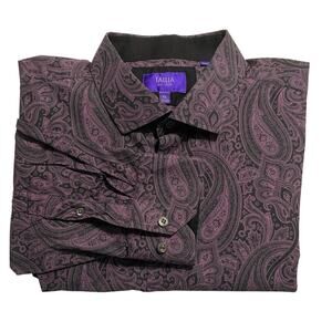 EUC - Tallia Paisley Button Up Shirt